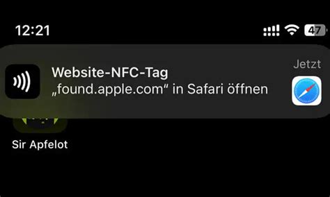 website nfc tag notification found.apple.com|nfc tag apple watch.